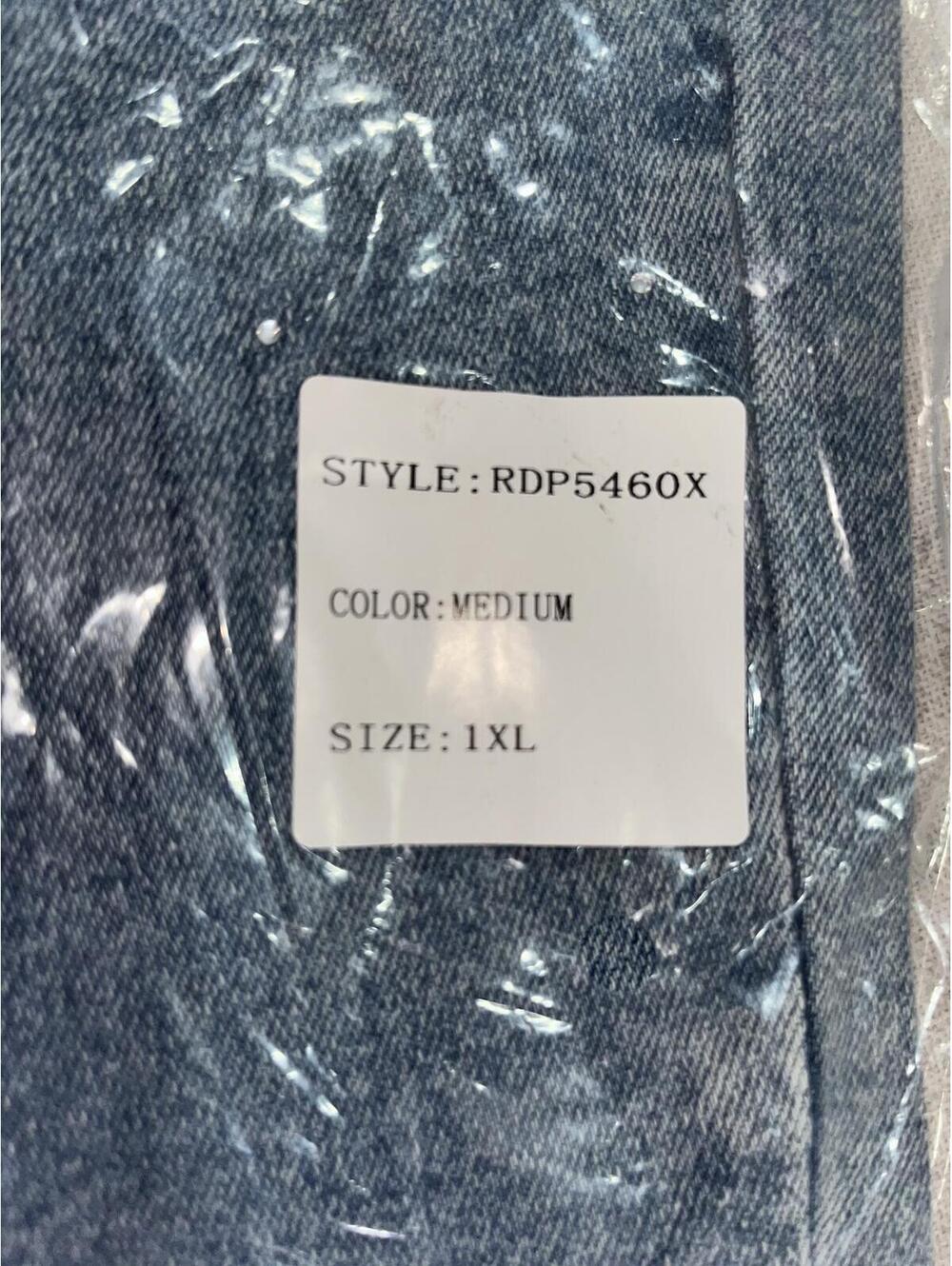 Risen 1X High Rise Slim Straight Leg Embellished NWT RDP5460X - Picture 2 of 5